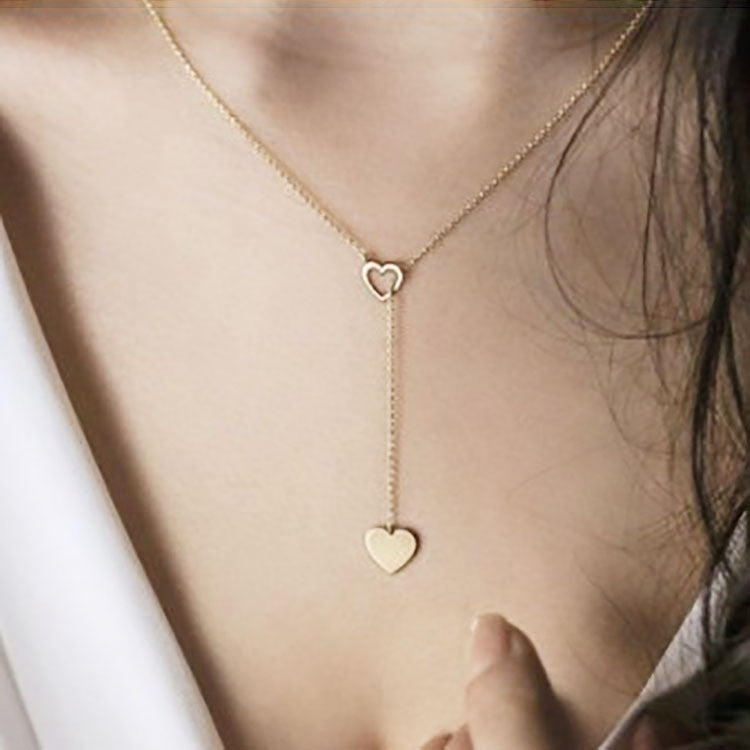 Elegante collar de corazón