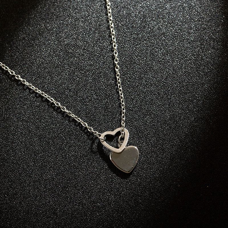 Elegante collar de corazón