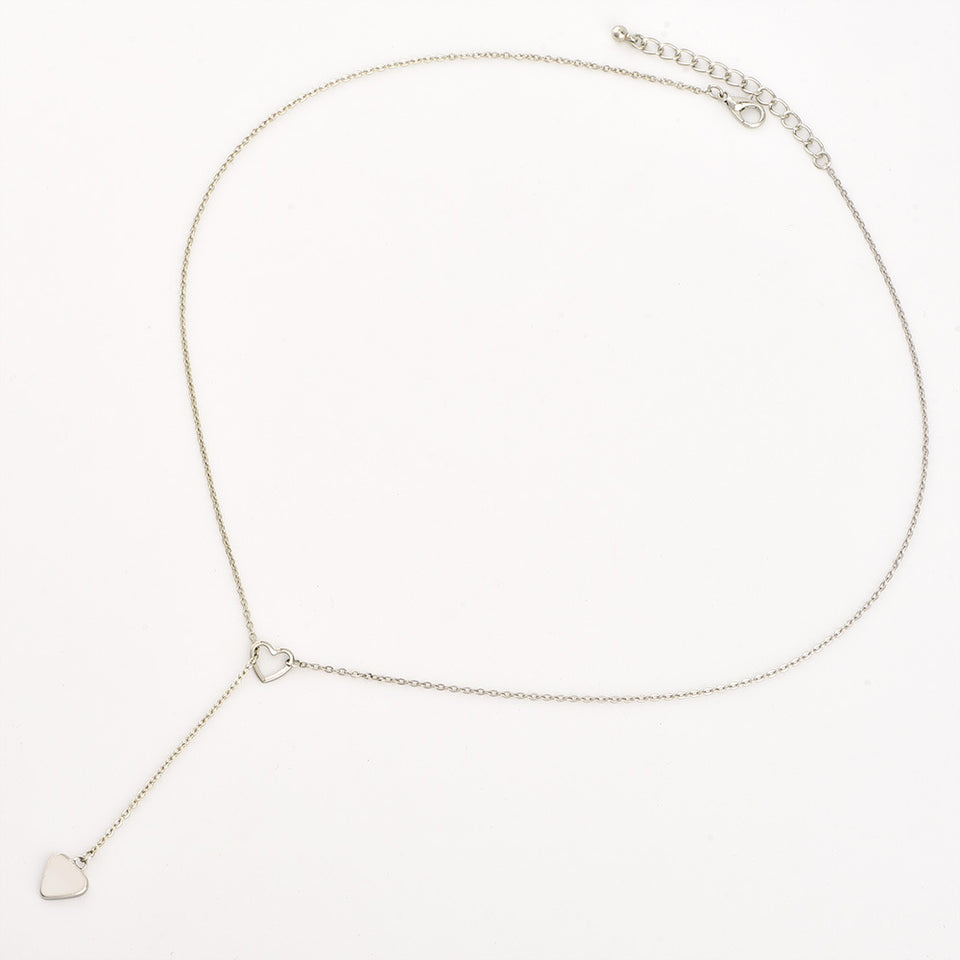 Elegante collar de corazón