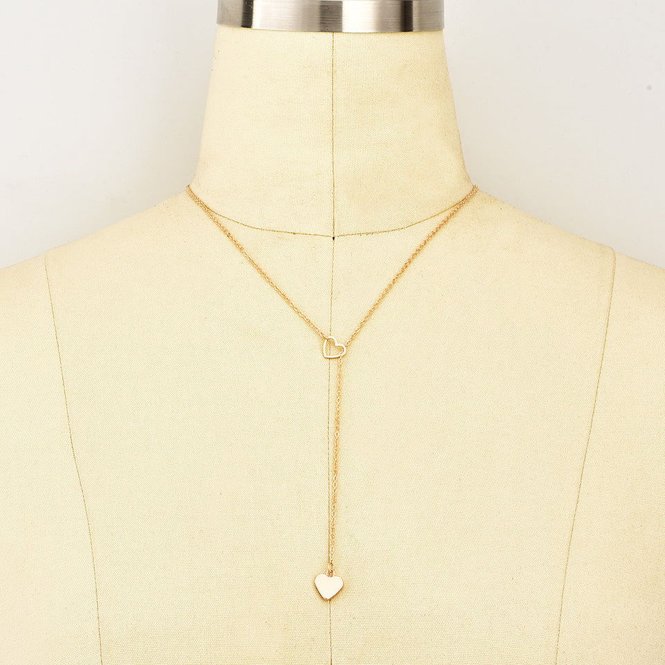 Elegante collar de corazón