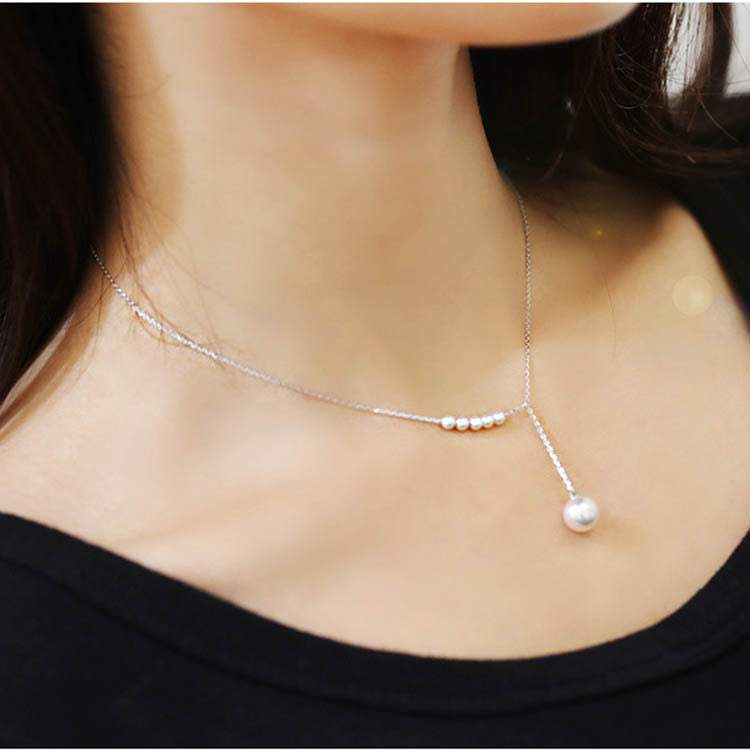 Lindo collar con perla