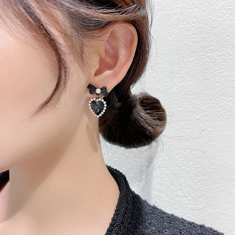 Aretes de cubo con listón