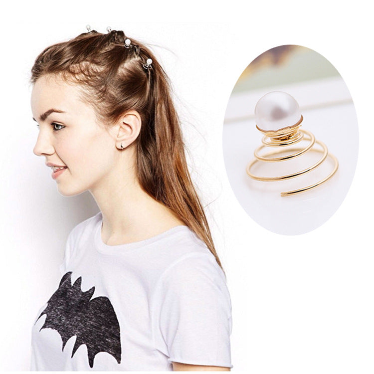Clip giratorio con diseño para el cabello