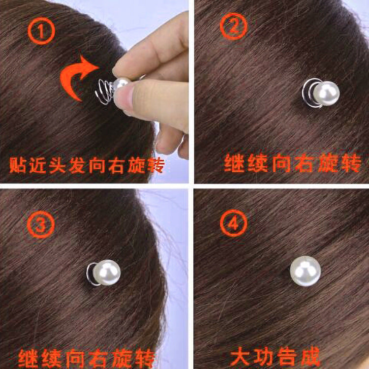 Clip giratorio con diseño para el cabello
