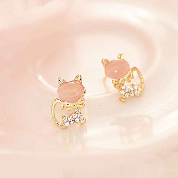 Lindos aretes de gatito