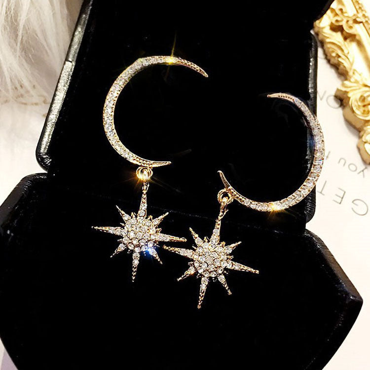 Arete de luna con estrella
