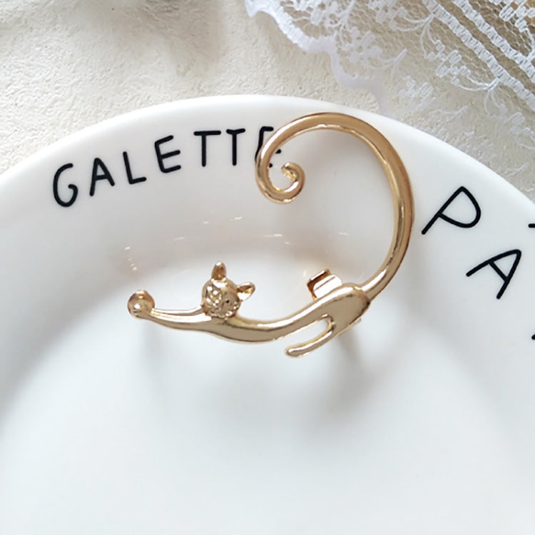 Hermosos aretes de gato