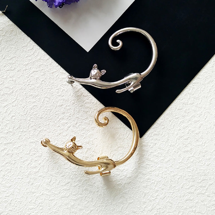 Hermosos aretes de gato