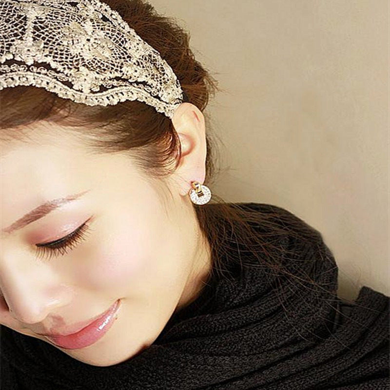 Hermosos aretes con pedreria