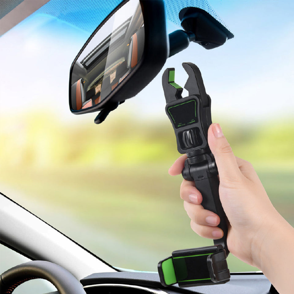 Soporte de celular para retrovisor de auto