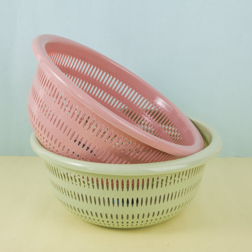 Cesta de drenaje redonda para frutas y verduras pequeña