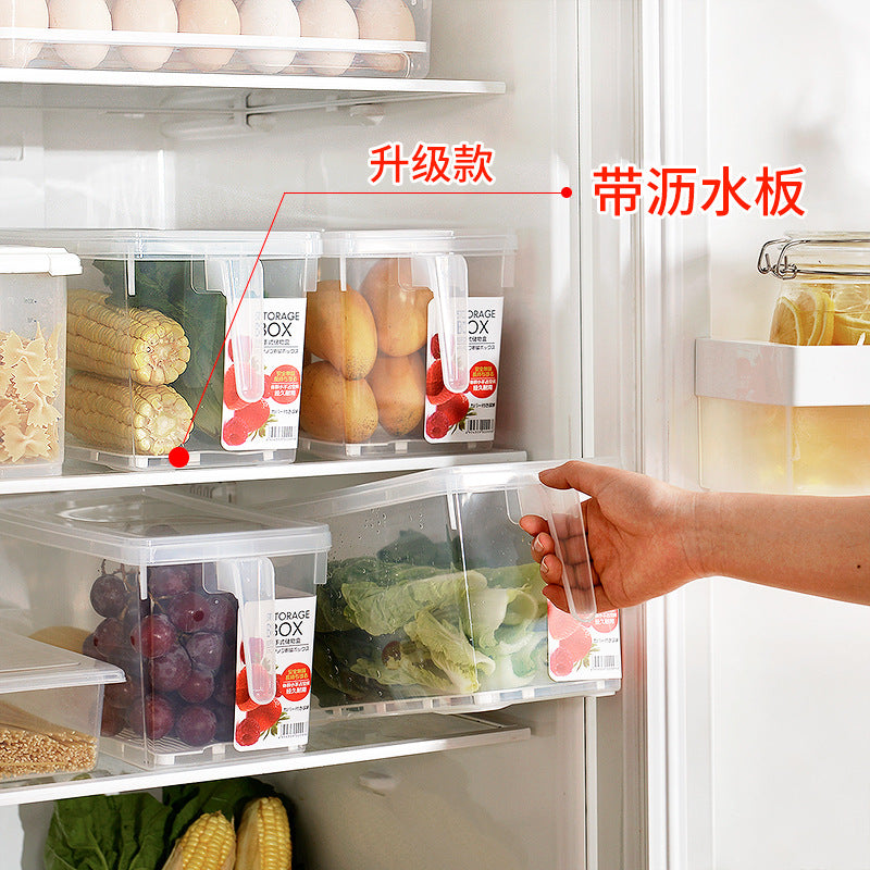 Nueces Grano de grano Sello de alimentos Caja de preservación de plástico Fruitator de refrigerador y caja de almacenamiento de vegetales Caja de almacenamiento grueso