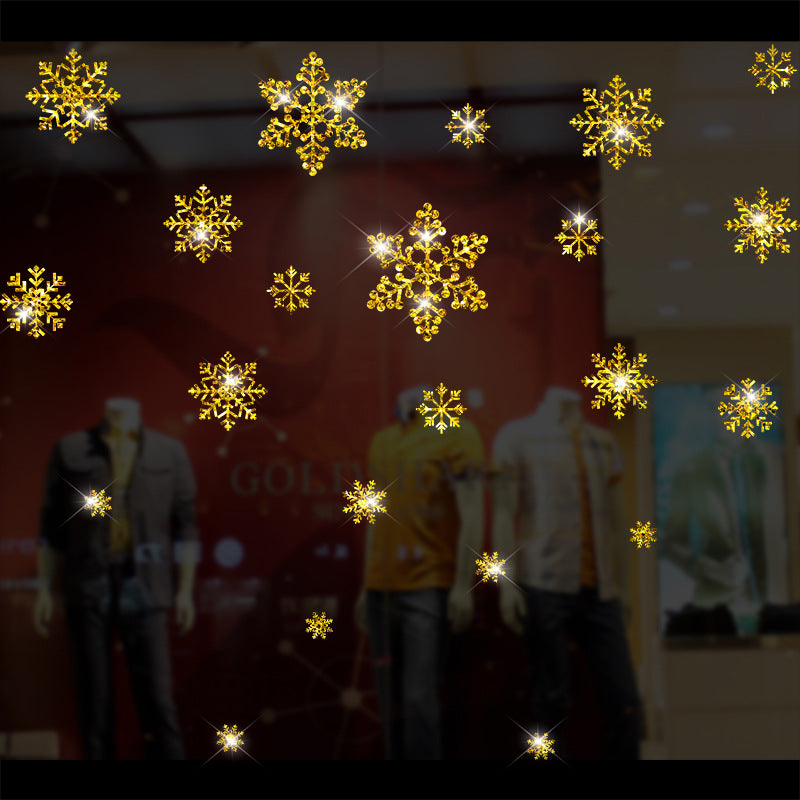 Diseño de la escena de decoración de Navidad de la ventana de Navidad Palegas de puertas colgantes Pegatina de vidrio Pegalización de la ventana de Navidad Creatividad