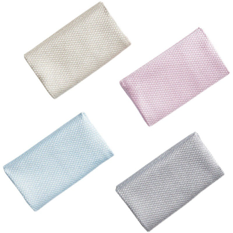 Escala de pescado Rag Vidretes dedicado sin dejar marcas La cocina de las tareas de tela limpia para absorber agua sin toallas sin pelo, toallas