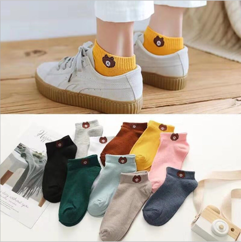 [10 pares] Douyin, algodón de algodón rojo de primavera y otoño, calcetines, calcetines para hombres y puestos de tierra deportiva de ocio