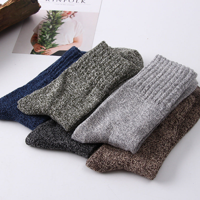 Color sólido de primavera y verano Full | Calcetines chinos de la dama de algodón, deportes, transpirable, cálido y mediano Tubo de algodón One Piece's One Piece