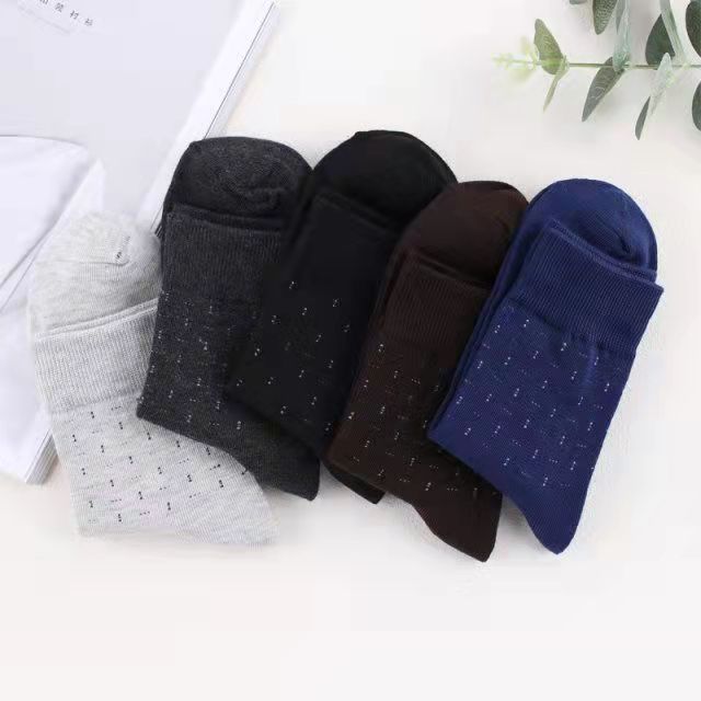 Color sólido de primavera y verano Full | Calcetines chinos de la dama de algodón, deportes, transpirable, cálido y mediano Tubo de algodón One Piece's One Piece