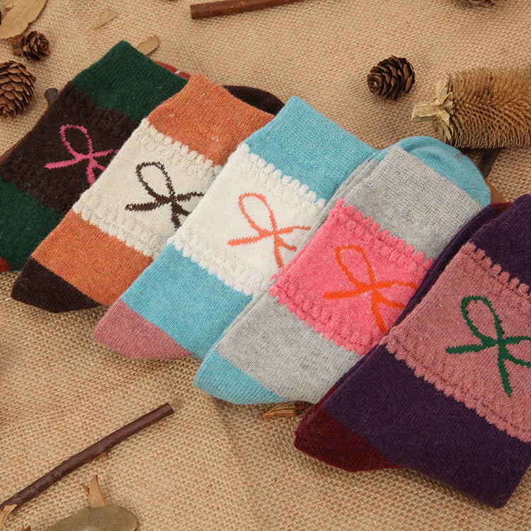 Color sólido de primavera y verano Full | Calcetines chinos de la dama de algodón, deportes, transpirable, cálido y mediano Tubo de algodón One Piece's One Piece