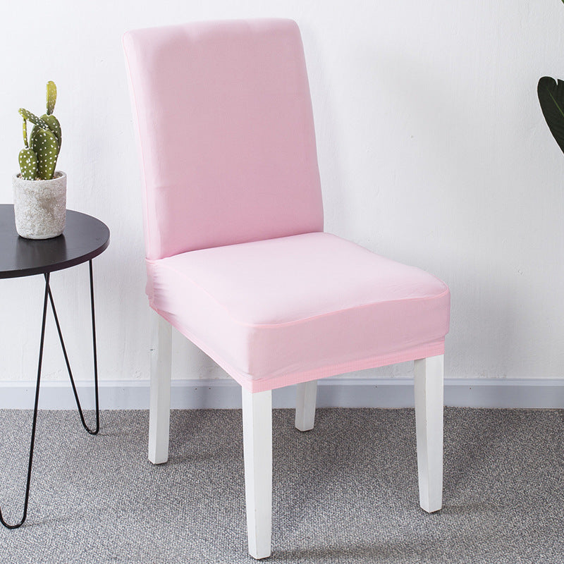 Venta caliente de Cross -Border en Europa y Estados Unidos, set de silla elástica de color sólido de color sólido de mediados de espalda de alta espalda.
