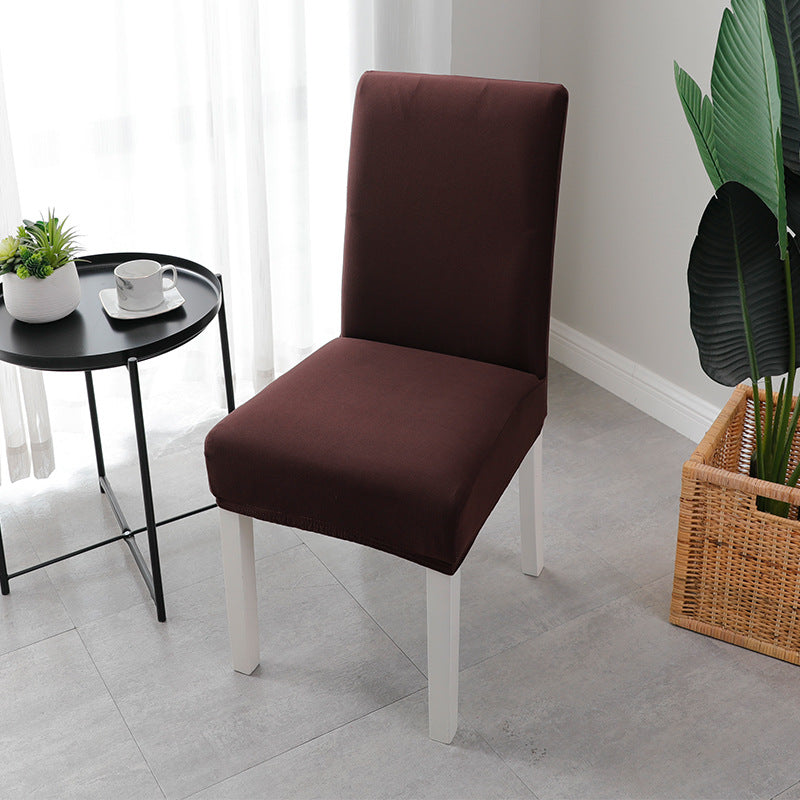 Venta caliente de Cross -Border en Europa y Estados Unidos, set de silla elástica de color sólido de color sólido de mediados de espalda de alta espalda.