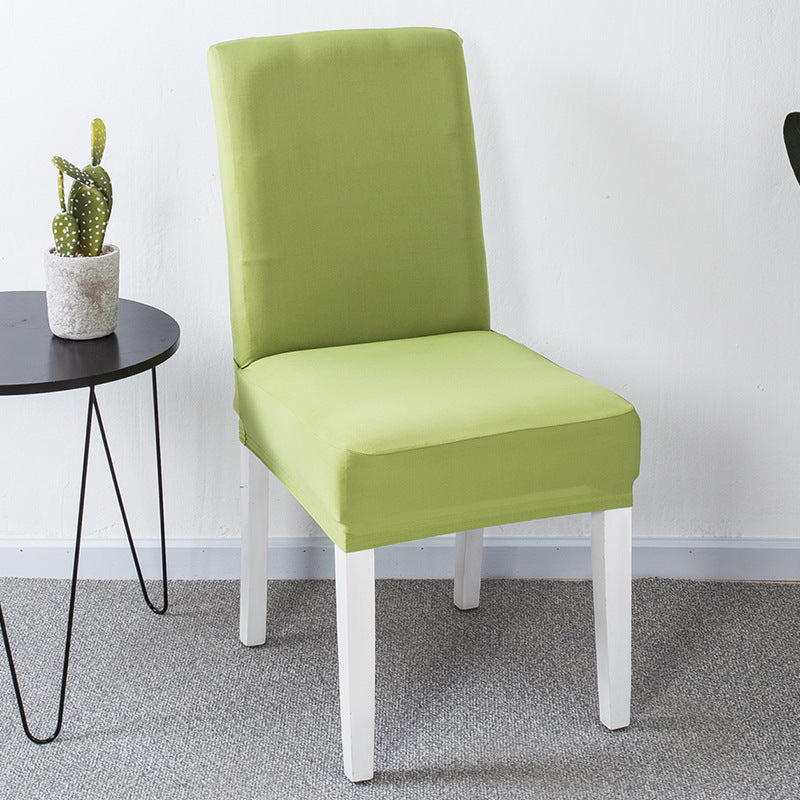 Venta caliente de Cross -Border en Europa y Estados Unidos, set de silla elástica de color sólido de color sólido de mediados de espalda de alta espalda.