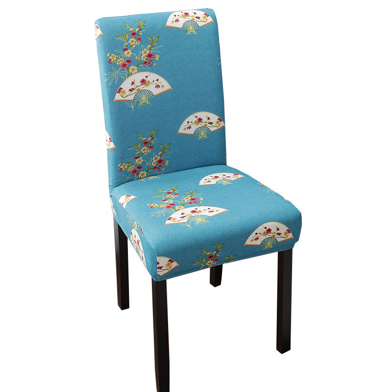 Impresión de hotel y restaurante Silla elástica manga simple silla unida cojín doméstico sencillo miofpacs