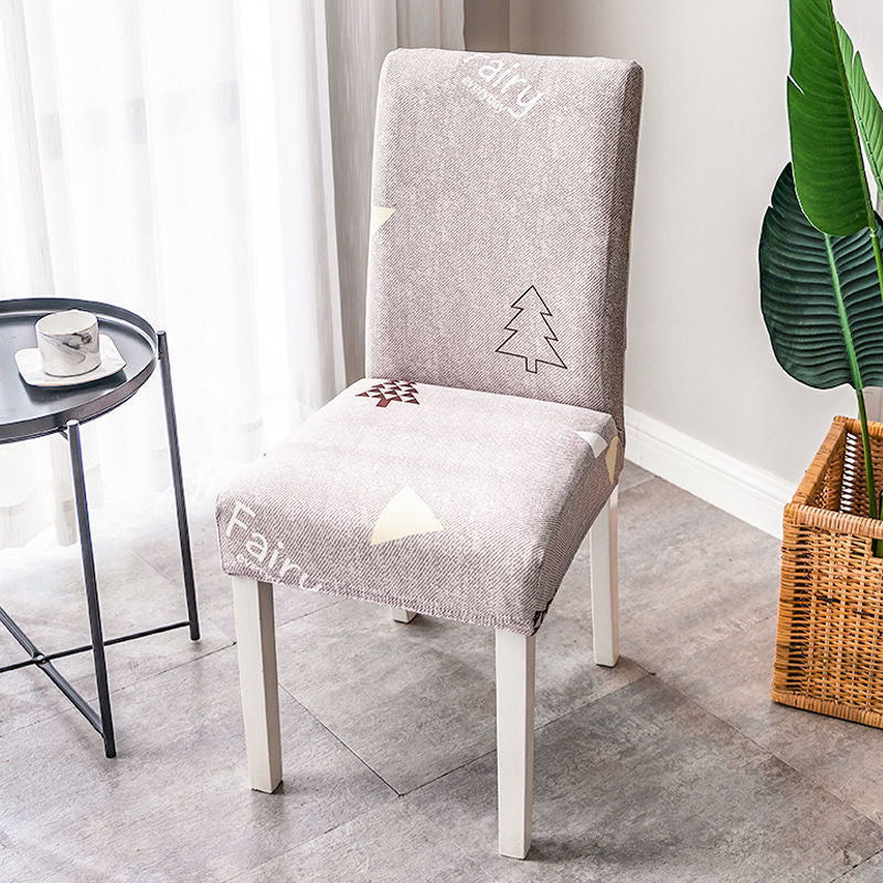 Impresión de hotel y restaurante Silla elástica manga simple silla unida cojín doméstico sencillo miofpacs