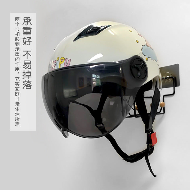 Home Helmets, exención sin clavos, cascos de laca de hierro, sombreros de doble gancho de porche, ventas directas