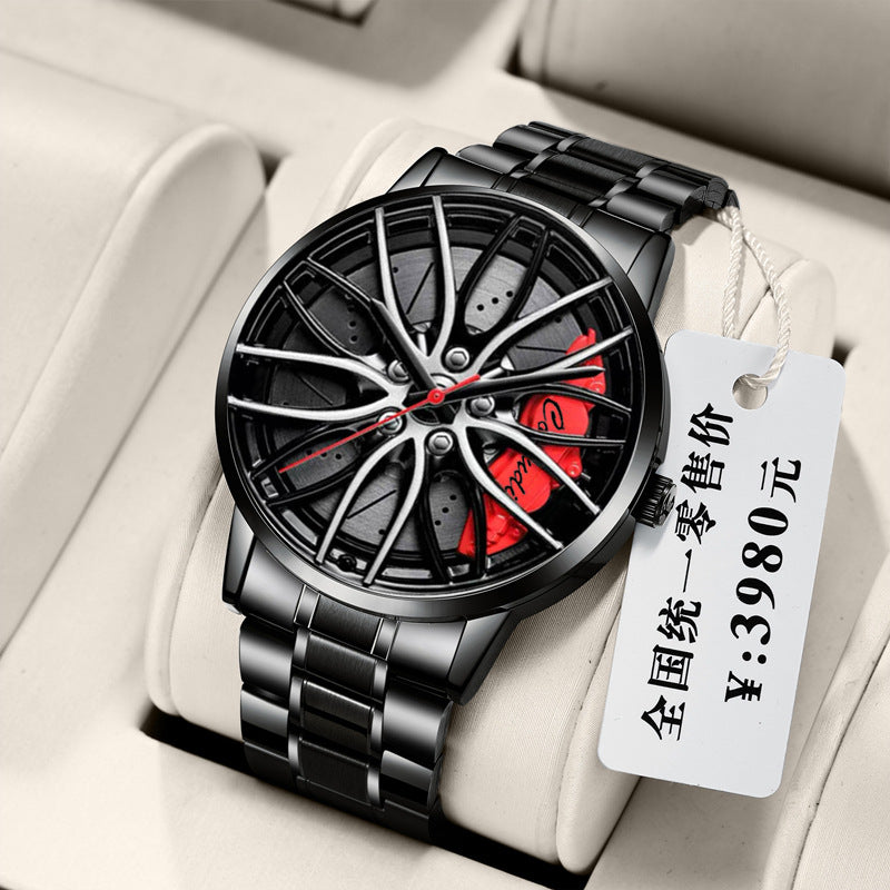 Cross -Border Full -Automatic Movematy Watch Huele Hollow Wollow Wheel Business impermeabilizando el agua no mecánica 2022 Nuevo comercio exterior