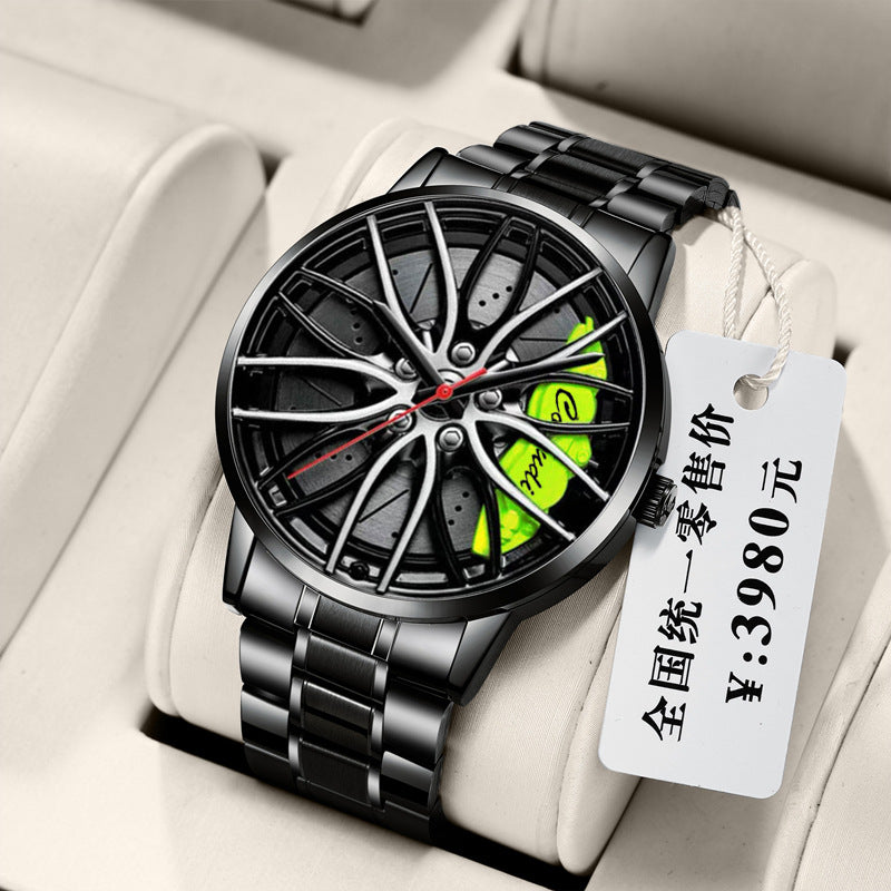 Cross -Border Full -Automatic Movematy Watch Huele Hollow Wollow Wheel Business impermeabilizando el agua no mecánica 2022 Nuevo comercio exterior