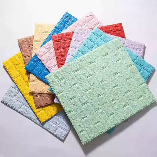 Lámina de ladrillo para pared