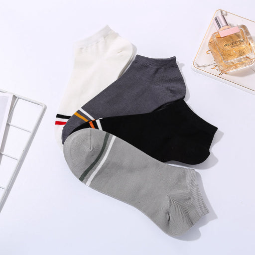 Calcetines náuticos de hombre a rayas (2 pares)