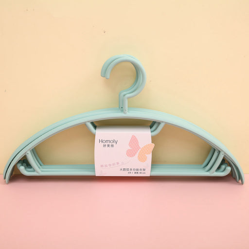 Percha multifuncional de arco circular grande (5 piezas)