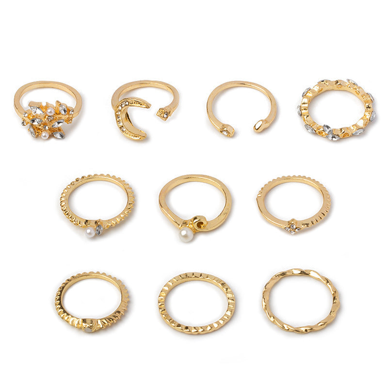 Juego de anillos delgados