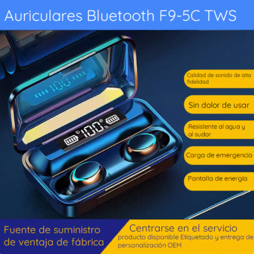 Audífonos inalámbricos Bluetooth