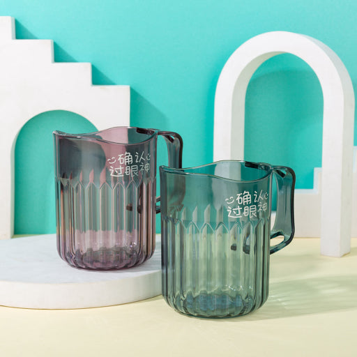 Vaso de enjuague bucal ondulado