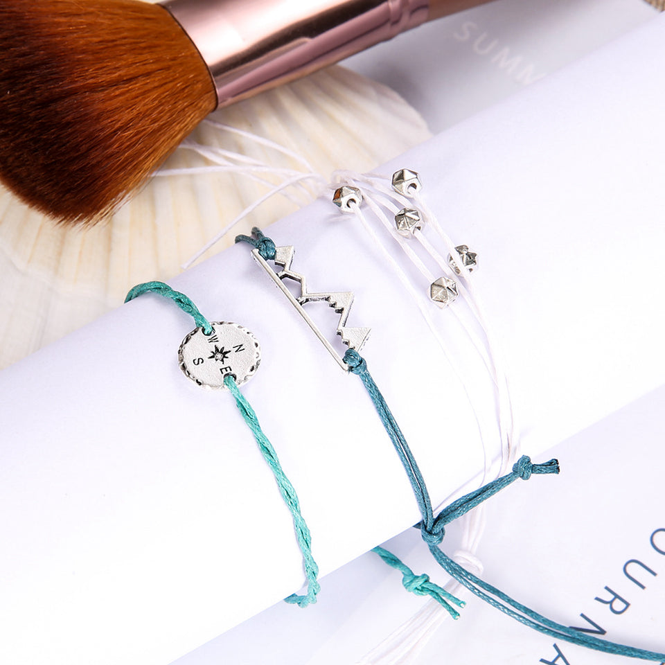 Set de pulseras para viajero