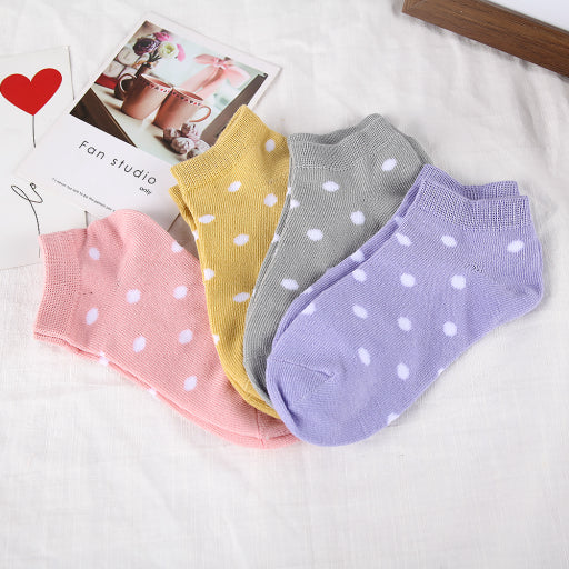 Calcetines infantiles lindos de lunares (3 pares)