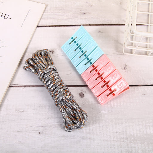 Clip resistente al viento con tendedero.