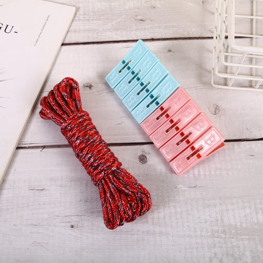 Clip resistente al viento con tendedero.