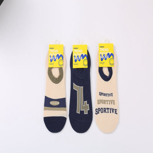 Calcetines invisibles de moda para hombre inglés.