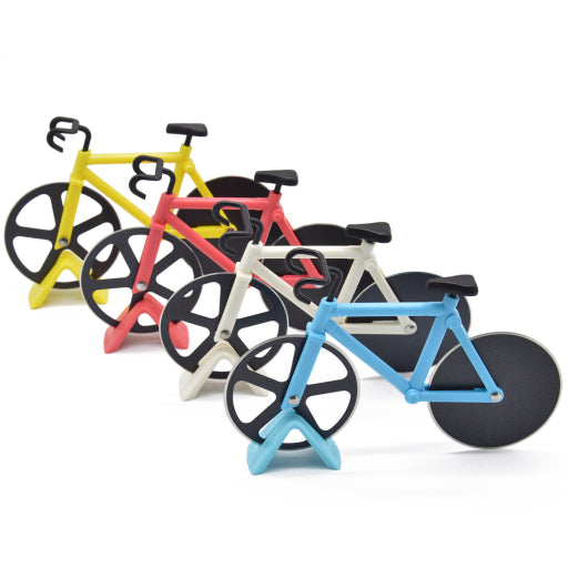 Cortador de pizza en forma de bici