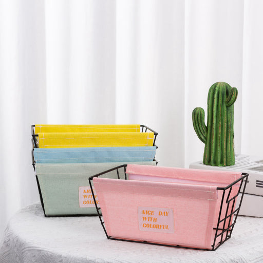 Bolsa de almacenamiento pequeña con marco de hierro de la serie Candy Color