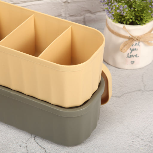 Caja de almacenamiento de compartimento simple (con tapa)