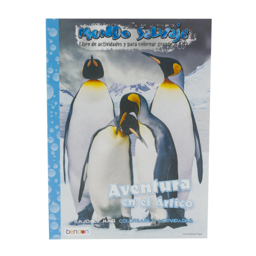 80Pg Aventura En El Artico Libro Para Colorear En Español