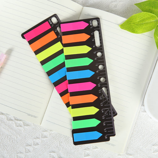 Notas Post-it fluorescentes de colores