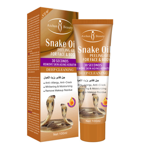 Crema tipo veneno de serpiente