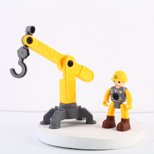 Paquete de vehículos de ingeniería de montaje y desmontaje de bricolaje.