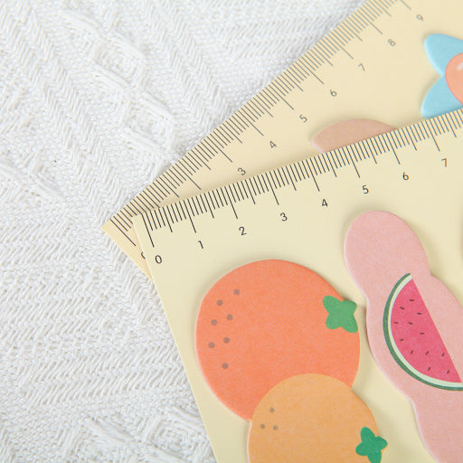 Nota adhesiva de fruta