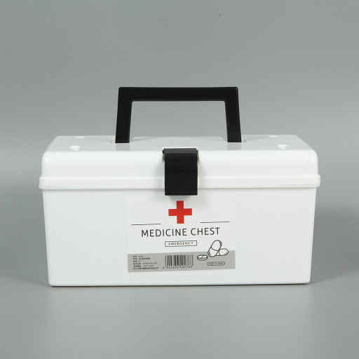 Caja de almacenamiento multifunción simple (blanca)